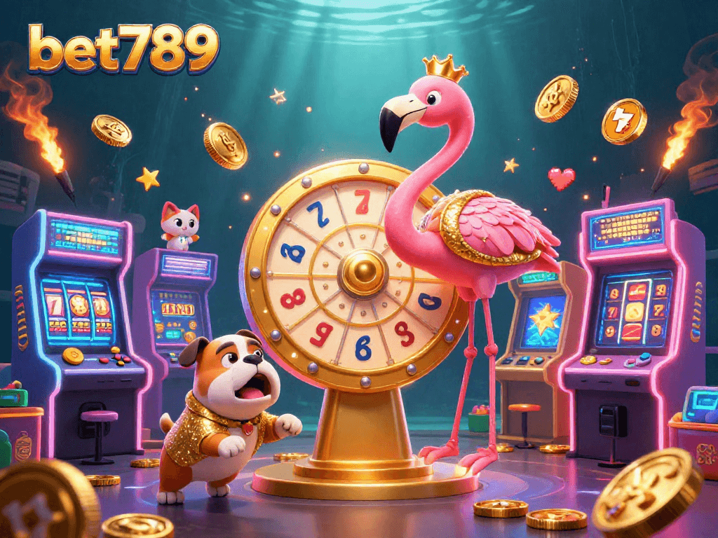 Engage in thrilling moments with bet789 at the vibrant game show featuring exciting prizes and colorful arcade machines.