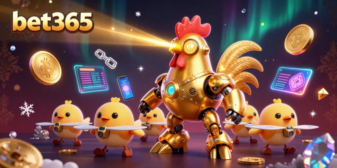 Win big with bet365 while engaging in dynamic online gambling experiences with our vibrant 3D illustration.