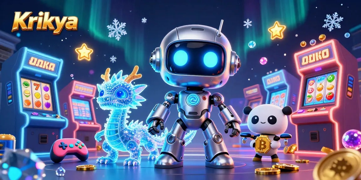 Krikya offers exciting slot games with dynamic visuals featuring neon designs and immersive gameplay.
