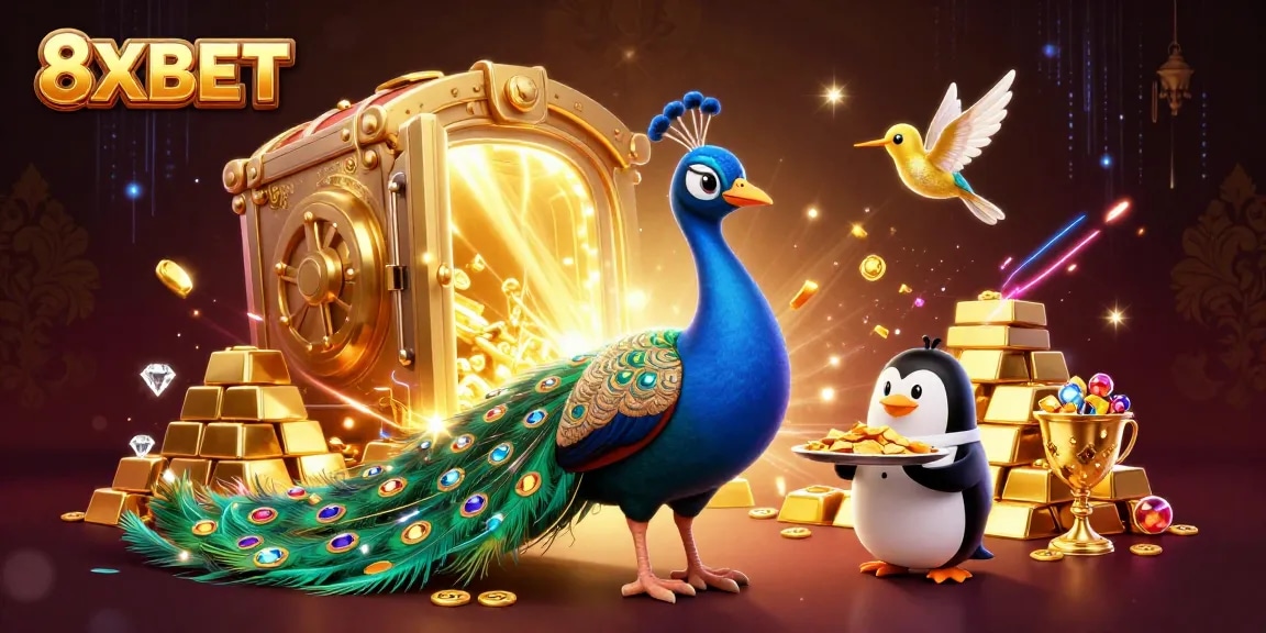 Play and win at 8XBET, where vibrant 3D characters bring the excitement of casino gaming alive.