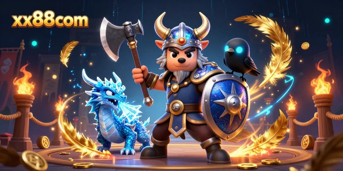 Experience thrilling action at xx88com with vibrant 3D characters in a dynamic casino setting.