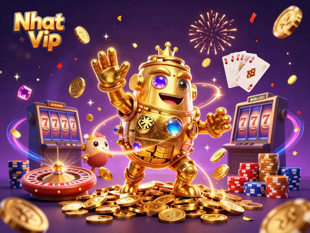 Nhat Vip brings thrilling casino excitement with vibrant 3D characters and dynamic game elements.