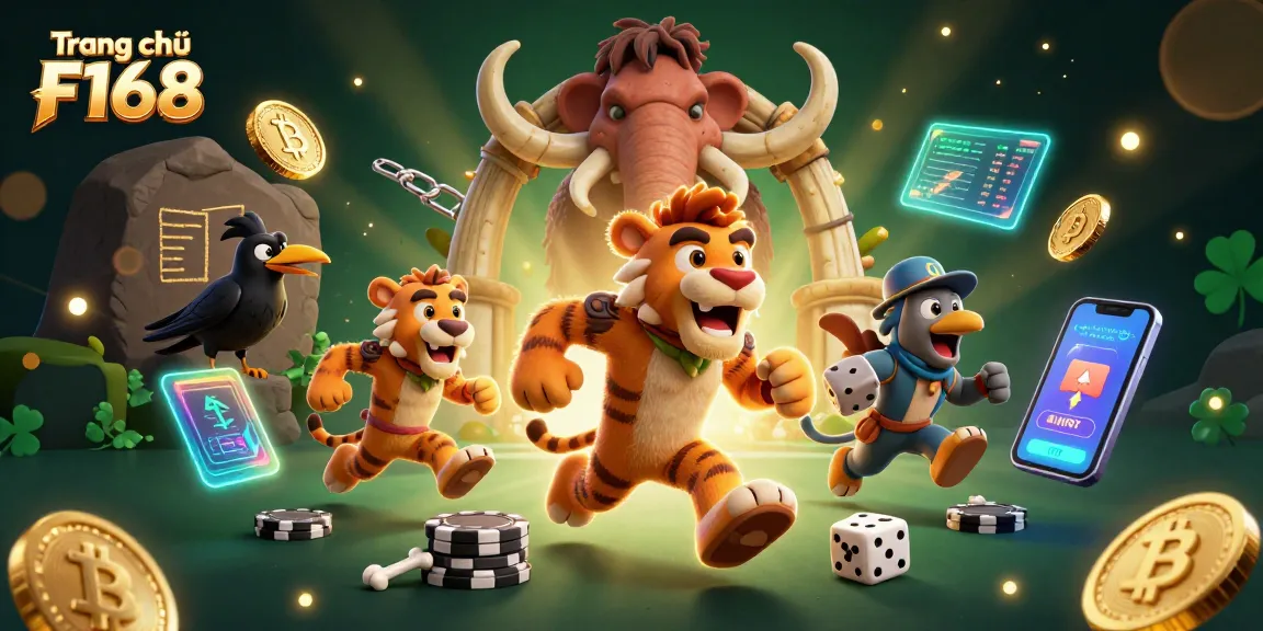 Experience thrilling gameplay at Trang chủ F168 with vibrant 3D casino elements and neon cryptocurrency