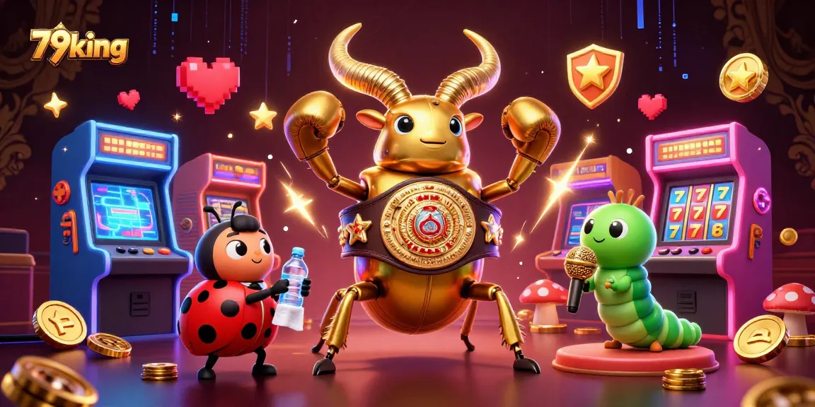 79king captures the excitement of gaming with vibrant characters and casino elements in a dynamic scene.