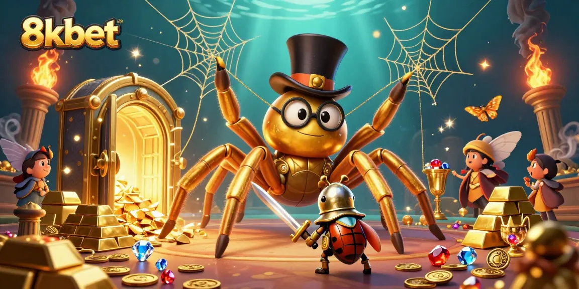 Experience thrilling gameplay at 8xbet with magnificent treasures and adventurous characters in an exciting casino scene.
